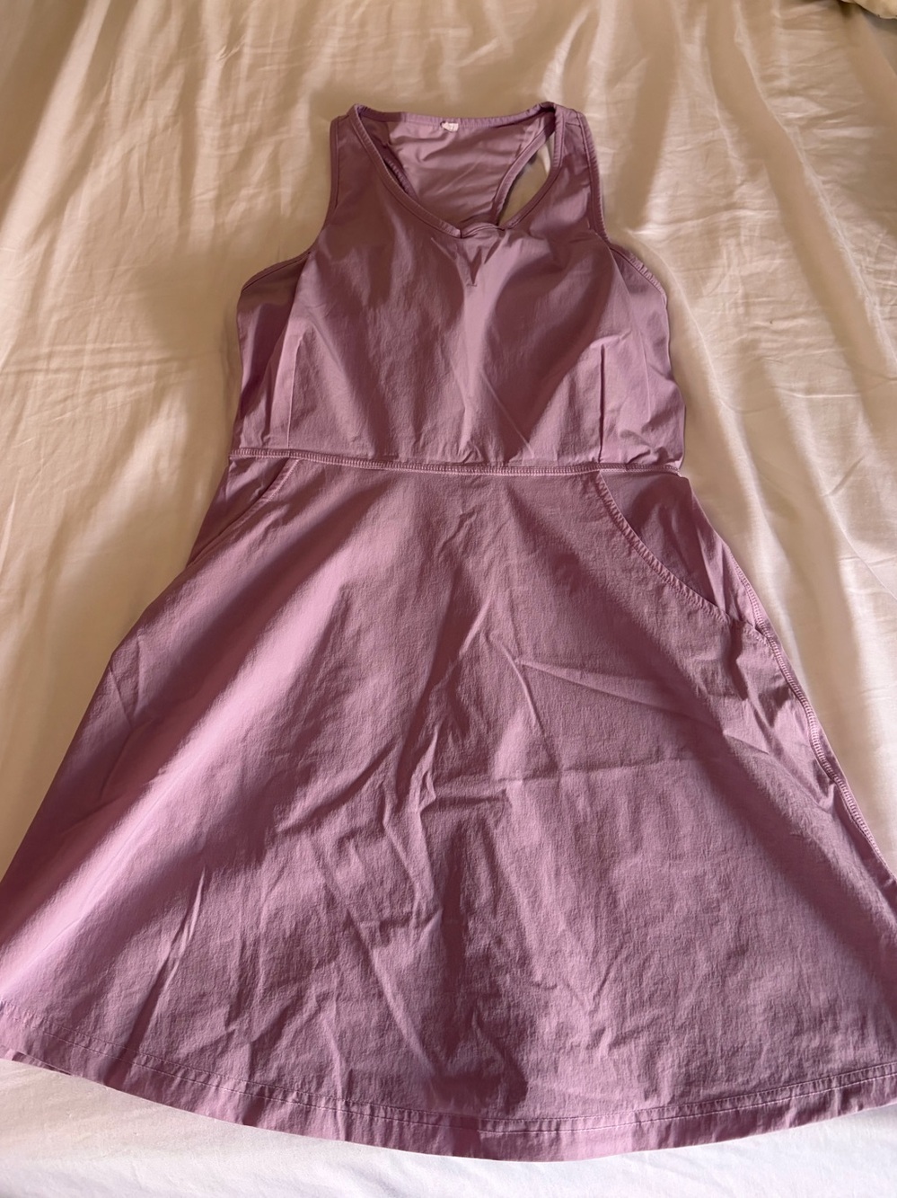 Mauve Racerback Athletic Dress